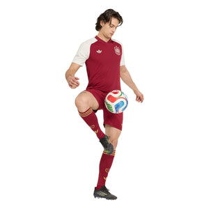 ADI SPAIN WC26 AWAY PRE-MATCH JERSEY BURGUNDY