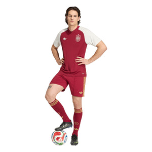 ADI SPAIN WC26 AWAY PRE-MATCH JERSEY BURGUNDY