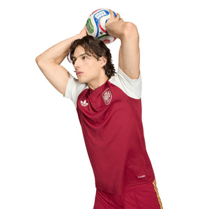ADI SPAIN WC26 AWAY PRE-MATCH JERSEY BURGUNDY