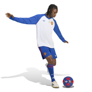 ADI MAN U 26-27 AWAY SHORT ROYAL BLUE
