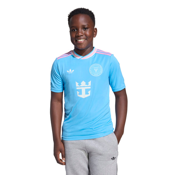 ADI JR INTER MIAMI 25-26 THIRD JERSEY MESSI SEMI BURST BLUE