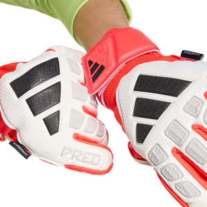 ADI JR PREDATOR GLOVE MATCH FS WHITE/LUCID RED