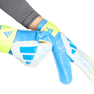 ADI JR PREDATOR GLOVE  TRAINING CRYSTAL SKY/RAY BLUE