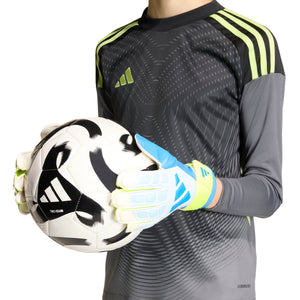 ADI JR PREDATOR GLOVE  TRAINING CRYSTAL SKY/RAY BLUE