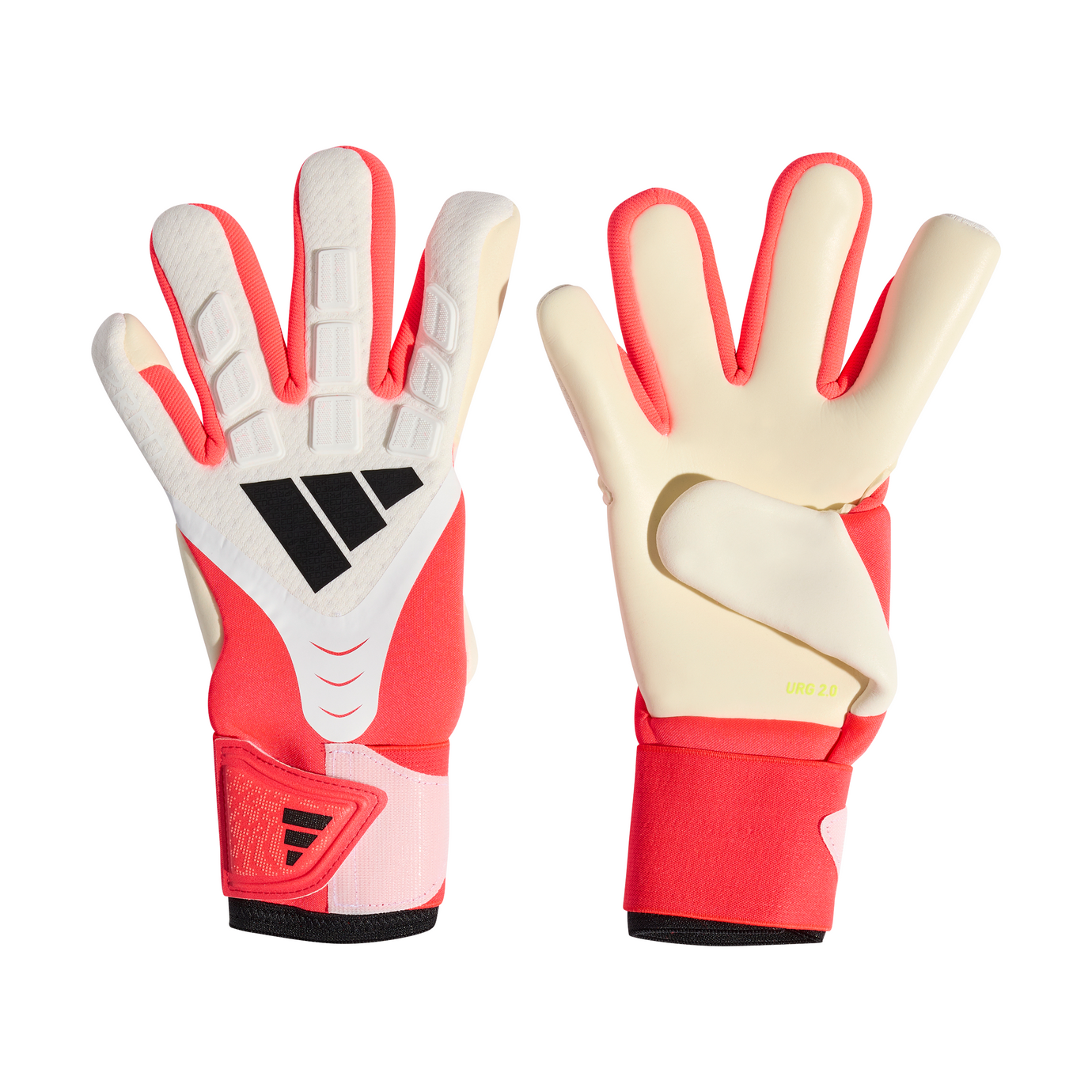 ADI JR PREDATOR GLOVE PRO WHITE/LUCID RED