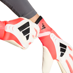 ADI JR PREDATOR GLOVE PRO WHITE/LUCID RED