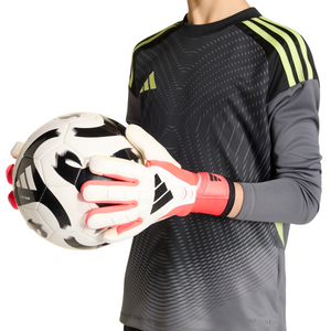 ADI JR PREDATOR GLOVE PRO WHITE/LUCID RED