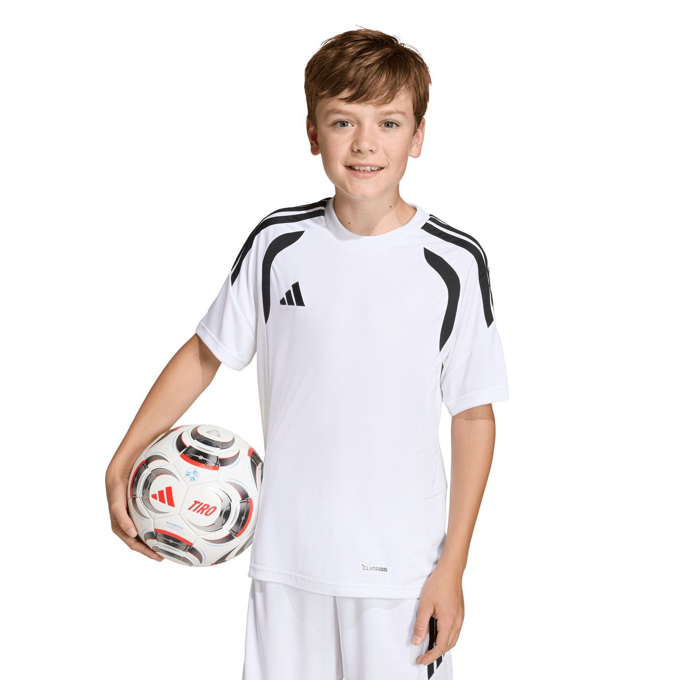 ADI JR TIRO 26 LEAGUE JERSEY WHITE/BLACK