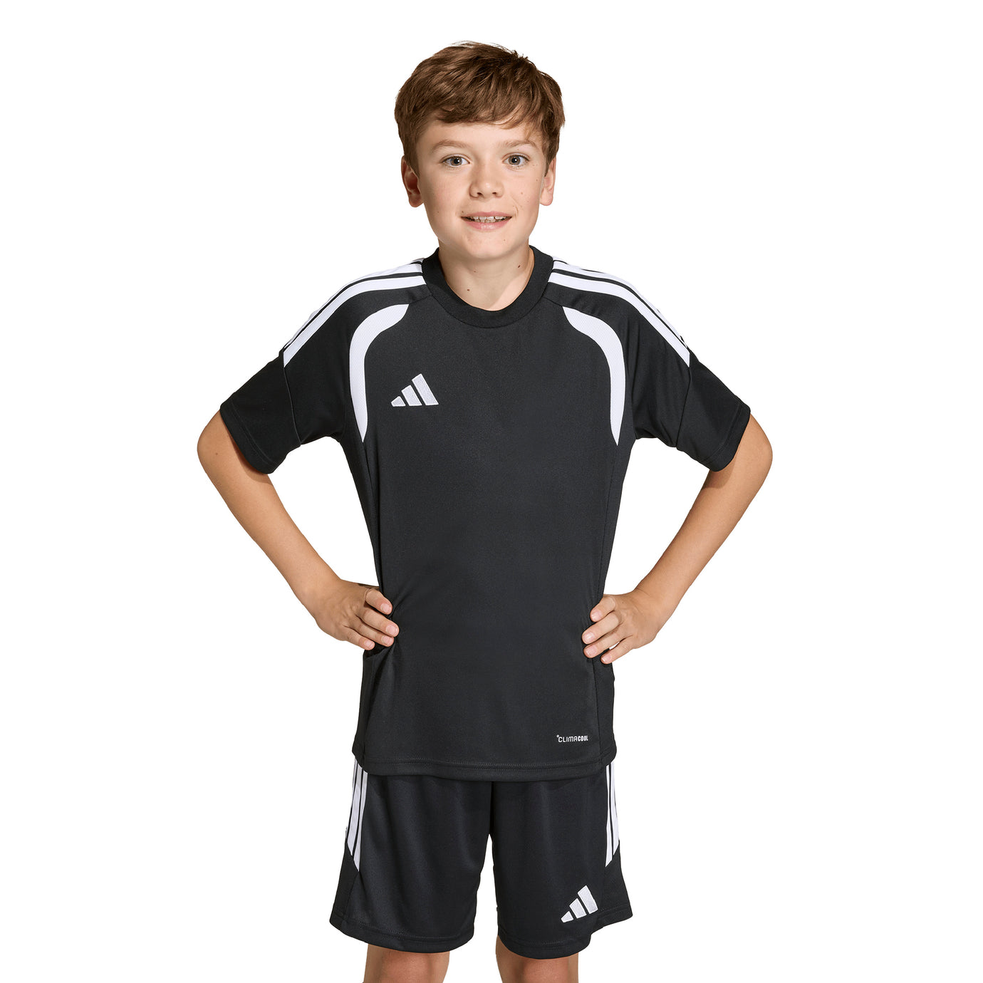 ADI JR TIRO 26 LEAGUE JERSEY BLACK/WHITE