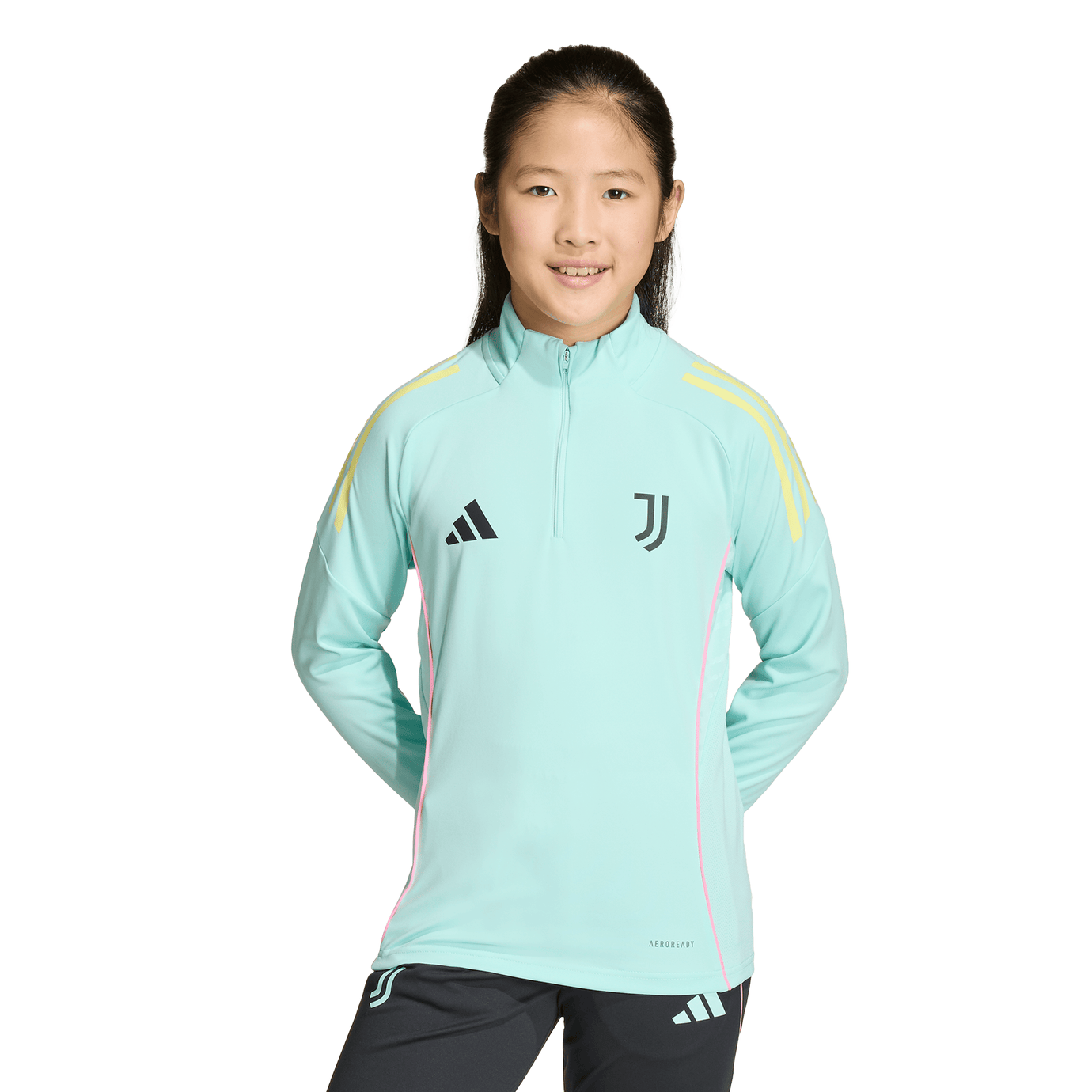 ADI JR JUVE 25-26 TR TOP SEMI FLASH AQUA