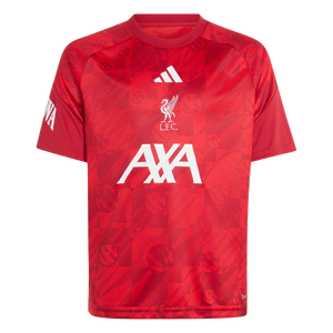 ADI JR LIVERPOOL 26-27 PRE-MATCH JERSEY ACTIVE MAROON
