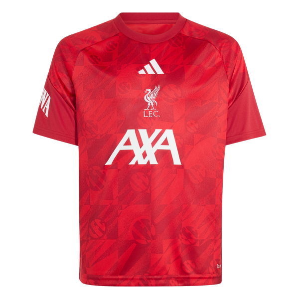 ADI JR LIVERPOOL 26-27 PRE-MATCH JERSEY ACTIVE MAROON