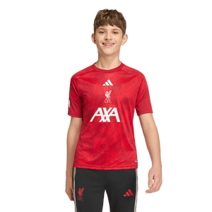 ADI JR LIVERPOOL 26-27 PRE-MATCH JERSEY ACTIVE MAROON