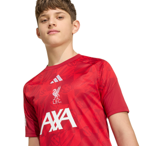 ADI JR LIVERPOOL 26-27 PRE-MATCH JERSEY ACTIVE MAROON