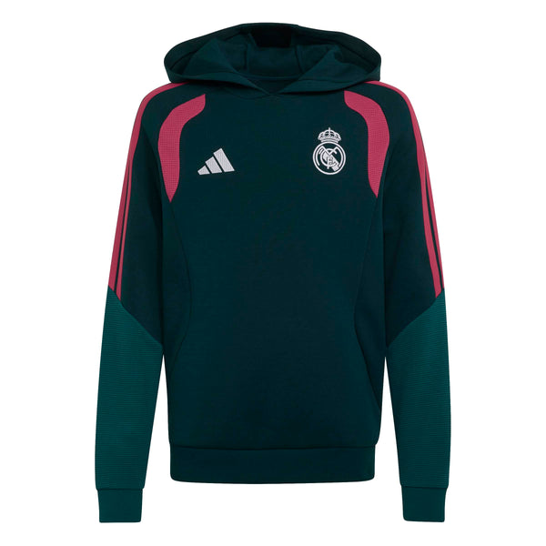 ADI JR REAL 26-27 TR HOODIE AURORA IVY/WILD PINK
