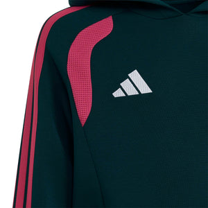 ADI JR REAL 26-27 TR HOODIE AURORA IVY/WILD PINK