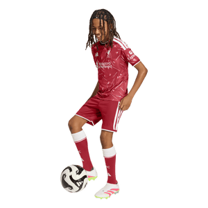 ADI JR LIVERPOOL 26-27 HOME SHORT ACTIVE MAROON