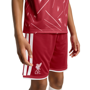 ADI JR LIVERPOOL 26-27 HOME SHORT ACTIVE MAROON