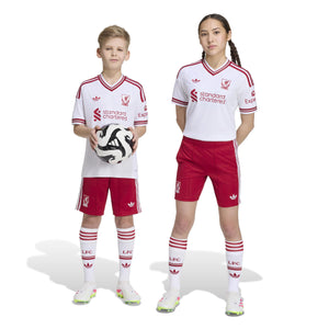 ADI JR LIVERPOOL 26-27 AWAY SHORT STRAWBERRY RED