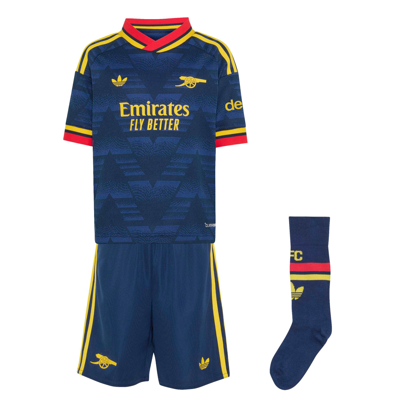 ADI JR ARSENAL 26-27 AWAY MINI KIT COLLEGIATE NAVY
