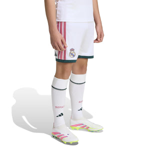 ADI JR REAL 26-27 HOME SHORT WHITE