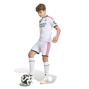 ADI JR REAL 26-27 HOME SHORT WHITE