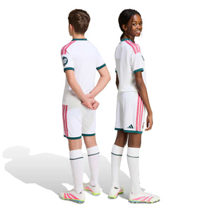 ADI JR REAL 26-27 HOME SHORT WHITE