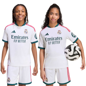 ADI JR REAL 26-27 HOME JERSEY WHITE