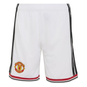 ADI JR MAN U 26-27 HOME SHORT WHITE