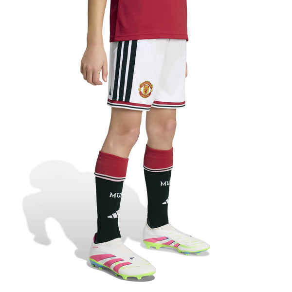 ADI JR MAN U 26-27 HOME SHORT WHITE