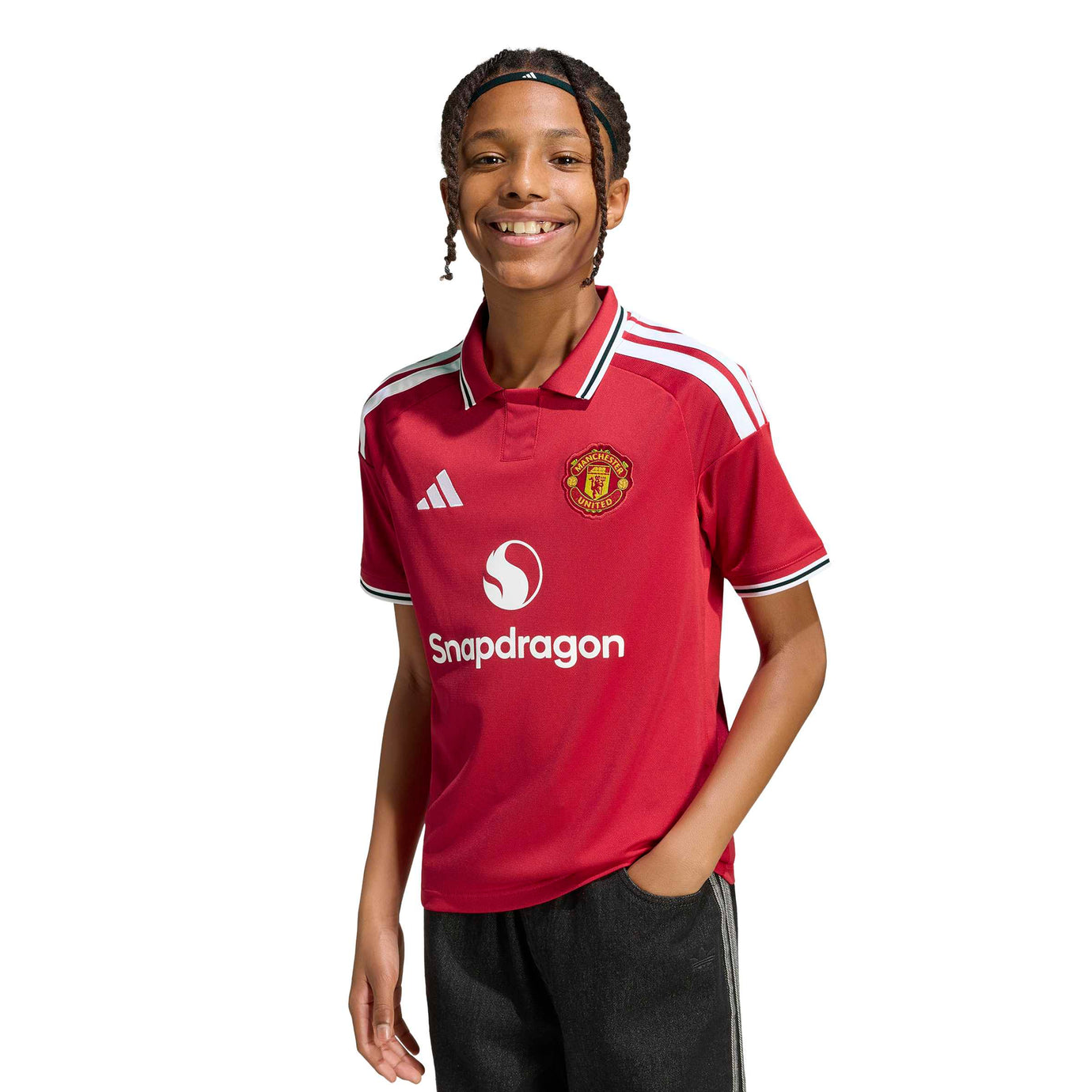 ADI JR MAN U 26-27 HOME JERSEY MUFC RED