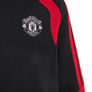 ADI JR MAN U 26-27 HOODIE BLACK