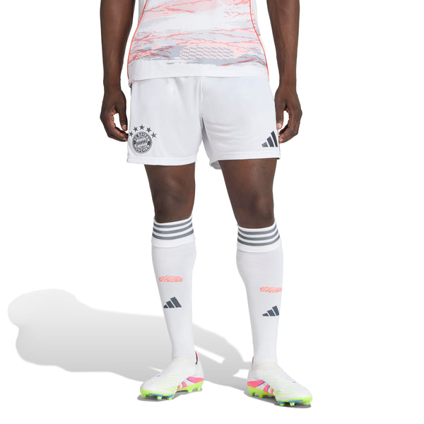 ADI BAYERN 25-26 AWAY SHORT WHITE/GREY/RED
