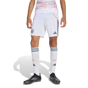 ADI JR BAYERN 25-26 AWAY SHORT WHITE/GREY/RED