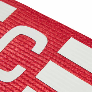 ADI TIRO26 CAPTAINS ARMBAND POWER RED/WHITE