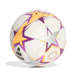ADI WOMEN UCL 26-27 LEAGUE BALL WHITE/LUCID TANGERINE
