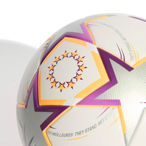 ADI WOMEN UCL 26-27 LEAGUE BALL WHITE/LUCID TANGERINE