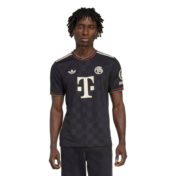 ADI BAYERN 25-26 THIRD JERSEY BLACK/HALO IVORY
