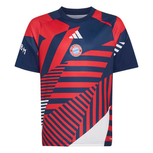 ADI JR BAYERN 26-27 PRE-MATCH JERSEY NIGHT INDIGO/BETTER SCARLET