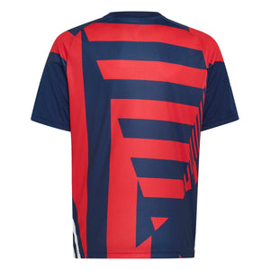 ADI JR BAYERN 26-27 PRE-MATCH JERSEY NIGHT INDIGO/BETTER SCARLET