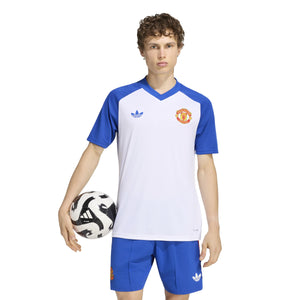 ADI MAN U 26-27 AWAY PRE-MATCH JERSEY WHITE/ROYAL BLUE