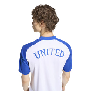 ADI MAN U 26-27 AWAY PRE-MATCH JERSEY WHITE/ROYAL BLUE