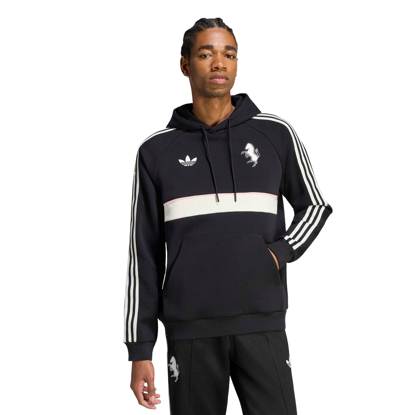 ADI JUVE 26-27 ORIGINALS HOODIE OFF BLACK