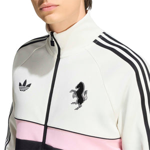 ADI JUVE 26-27 ORIGINALS TRACK JACKET OFF WHITE/BLACK