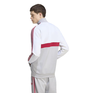 ADI LIVERPOOL 26-27 ORIGINALS TRACK JACKET WHITE/GREY TWO