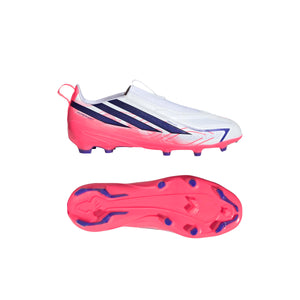 ADI JR F50 HYPERFAST LEAGUE LL FG WHITE/SOLAR PURPLE/SOLAR TURBO