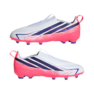 ADI JR F50 HYPERFAST LEAGUE LL FG WHITE/SOLAR PURPLE/SOLAR TURBO