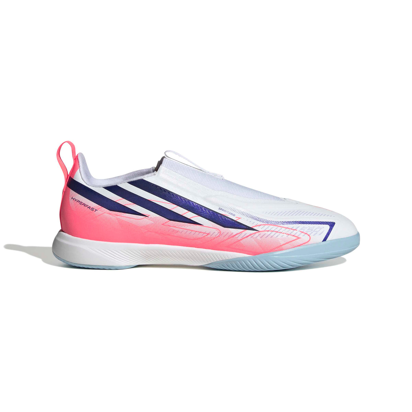 ADI JR F50 HYPERFAST LEAGUE LL IC WHITE/SOLAR PURPLE/SOLAR TURBO