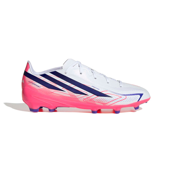 ADI JR F50 HYPERFAST LEAGUE FG WHITE/SOLAR PURPLE/SOLAR TURBO