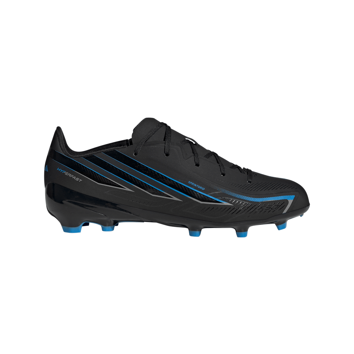 ADI JR F50 HYPERFAST LEAGUE FG CORE BLACK/LUCID RAY BLUE